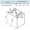 Vents VUT 350 V1B EC A14 hővisszanyerős légkezelő berendezés