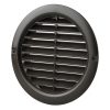 Vents MV 100 BVS kerek barna szellőzőrács szúnyoghálóval 100mm