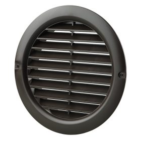   Vents MV 100 BVS kerek barna szellőzőrács szúnyoghálóval 100mm