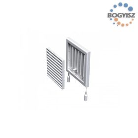   Vents MV 250 RS műanyag szellőzőrács SZABÁLYOZHATÓ ZSALUVAL 250X250