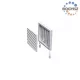 Vents MV 250 RS műanyag szellőzőrács SZABÁLYOZHATÓ ZSALUVAL 250X250