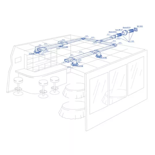 Vents DMZ 200x250 FÉM ELLENŐRZŐ ZÁRHATÓ ABLAK
