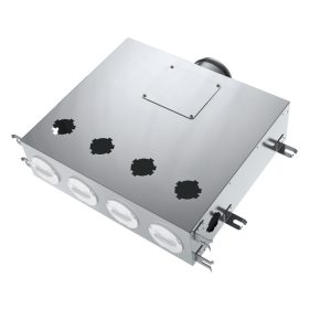   Blaufast SR 125/75X6 01 FÉM LÉGELOSZTÓ DOBOZ Ø125mm , 6 CSONKKAL