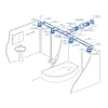 Vents DKP 400x400 RAGSZTHATÓ FÉM ELLENŐRZŐ ABLAK 400X400