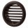 Vents MV 80 BVS kerek barna szellőzőrács szúnyoghálóval 80mm