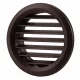 Vents MV 80 BVS kerek barna szellőzőrács szúnyoghálóval 80mm
