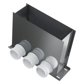   Blaufast RPF 300X100/75X3 M fali FÉM LÉGRÁCSFOGADÓ IDOM (300X55 mm)