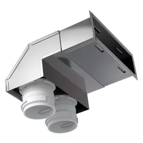  Blaufast RPWB 200x55/75x2 M fali fém légrácsfogadó idom (200x55 mm)