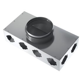   Blaufast SR 160/75X8 01 FÉM LÉGELOSZTÓ DOBOZ Ø160 mm, 8 CSONKKAL