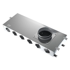   Blaufast SR 160/75X8 02 FÉM LÉGELOSZTÓ DOBOZ Ø160 mm, 8 CSONKKAL