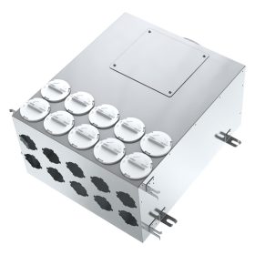   Blaufast SR 200/75X10 01 FÉM LÉGELOSZTÓ DOBOZ Ø200 mm, 10 CSONKKAL