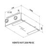 Vents VUT 250 PB EC R A21 központi hővisszanyerő
