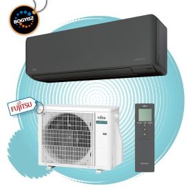   FUJITSU AIRSTAGE ASEH09KMCG-B/AOEH09KMCG INVERTERES KLÍMA / 2,5 KW / A++ / R32 - FEKETE