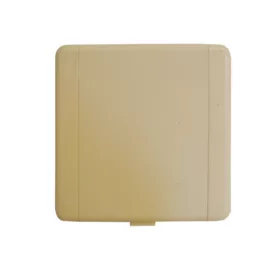 Központi porszívó falicsatlakozó EU vajszínű 90x90mm