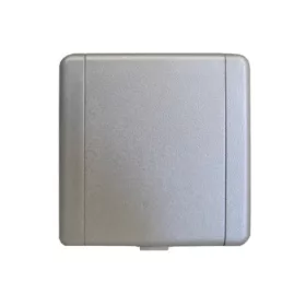Központi porszívó falicsatlakozó EU ezüst színű 90x90mm