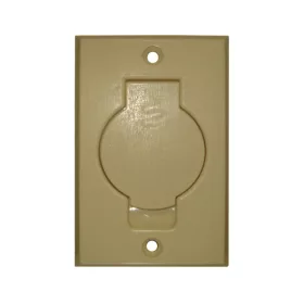 Központi porszívó fali csatlakozóaljzat RD vajszínű 80x105mm