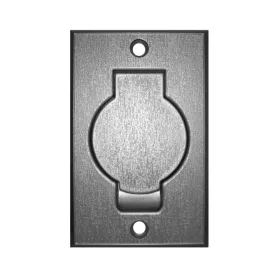 Központi porszívó fali csatlakozóaljzat RD ezüst színű 80x105mm