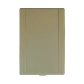 Központi porszívó fali csatlakozóaljzat USA vajszínű 90x131mm
