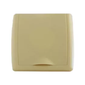Központi porszívó falicsatlakozó Special vajszínű 90x90mm