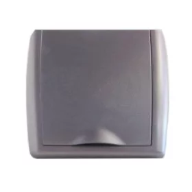 Központi porszívó falicsatlakozó Special ezüst 90x90mm