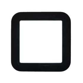 Központi porszívó fali csatlakozókeret EU fekete 115x115mm