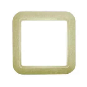 Központi porszívó fali csatlakozókeret EU pezsgő színű 115x115mm