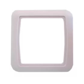Központi porszívó fali csatlakozókeret Special fehér 114x114mm