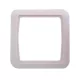 Központi porszívó fali csatlakozókeret Special fehér 114x114mm