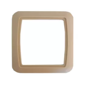 Központi porszívó fali csatlakozókeret Special vajszínű 115x115mm