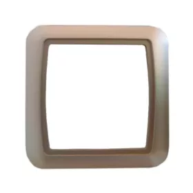 Központi porszívó fali csatlakozókeret Special pezsgő színű 114x114mm