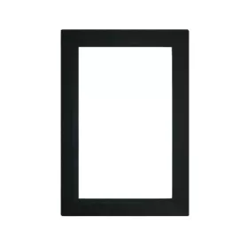 Központi porszívó fali csatlakozókeret RD fekete 150x105mm