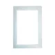 Központi porszívó fali csatlakozókeret RD fehér 150x105mm