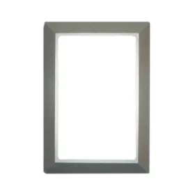 Központi porszívó fali csatlakozókeret RD ezüst színű 150x105mm