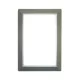 Központi porszívó fali csatlakozókeret RD ezüst színű 150x105mm