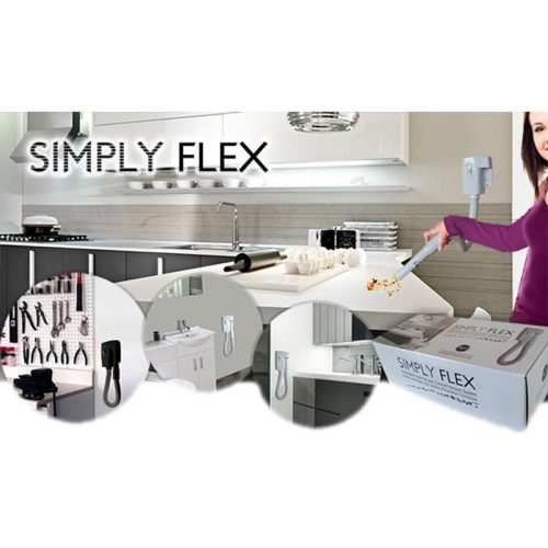 KÖZPONTI PORSZÍVÓ FALRA SZERELHETŐ FLEXIBILIS GÉGECSŐ - FEHÉR – 3,6 MÉTER - (MORZSAPORSZÍVÓ)