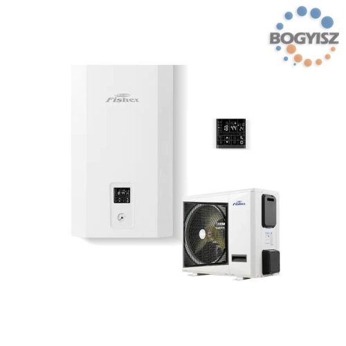 FISHER E-HEATR FHF-WHS-082CE3 LEVEGŐ-VÍZ HŐSZIVATTYÚ (HIDRAULIKUS EGYSÉG+KÜLTÉRI EGYSÉG) / 8KW / A++ / R32