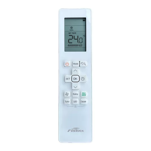 Fisher Art FSAIF-Art-124AE3-W-GR/FSOAIF-Art-124AE3 oldalfali klíma 3,5 kW fehér/ezüstszürke