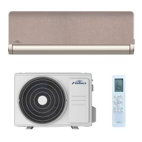   Fisher Art FSAIF-Art-94AE3-G-BR/FSOAIF-Art-94AE3 oldalfali klíma 2,65 kW arany/barna