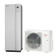 FUJITSU WGYA080ML3/WOYA060KLT beltéri+kültéri Waterstage lev-víz hőszivattyú 190 l HMV, 5,5kW, R32, 230V, COMFORT DUO