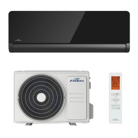   Fisher Art FSAIF-Art-92AE3-B / FSOAIF-Art-93AE3 fekete 2,65 kW inverteres oldalfali klíma