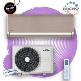   FISHER ART FSAIF-Art-94AE3-G-BR/FSOAIF-Art-94AE3 INVERTERES KLÍMA (GOLD/BROWN) / 2,65 kW / A+++ / R32