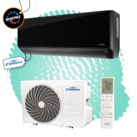   FISHER BLACK FSAIF-BL-121FE3/FSOAIF-BL-121FE3 OLDALFALI SPLIT KLÍMA / 3.51 KW / A+++ / R32