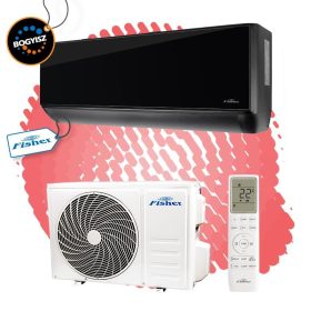   FISHER BLACK FSAIF-BL-181FE3/FSOAIF-BL-181FE3 OLDALFALI SPLIT KLÍMA / 5.1 KW / A+++ / R32