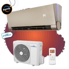   FISHER ART FSAUIF-ART-123AE3-G/FSOAIF-ART-123AE3 INVERTERES KLÍMA (GOLDEN) / 3,52 kW / A+++ / R32