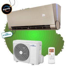   FISHER ART FSAUIF-ART-93AE3-G/FSOAIF-ART-93AE3 INVERTERES KLÍMA (GOLDEN) / 2,64 kW / A+++ / R32
