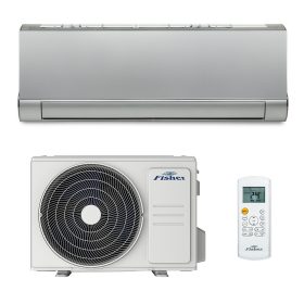   Fisher Art FSAUIF-ART-93AE3-S / FSOAIF-ART-93AE3 ezüst 2,64 kW inverteres oldalfali klíma