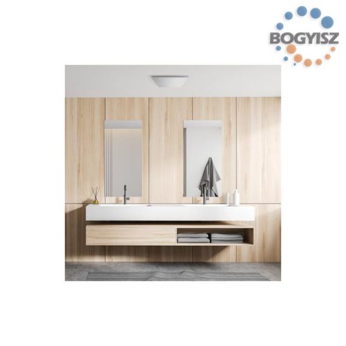 VENTS HBF 250 T MENNYEZETI CENTRIFUGÁLIS VENTILÁTOR - KEREK FEKETE DEKORATÍV FEHÉR/FEKETE ELŐLAP