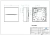 AERAULIQA QX-80T SZELLŐZTETŐ VENTILÁTOR IDŐZÍTŐVEL