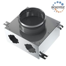   BLAUFAST SR 125/75X2 01 FÉM LÉGELOSZTÓ DOBOZ Ø125 MM, 2 CSONKKAL