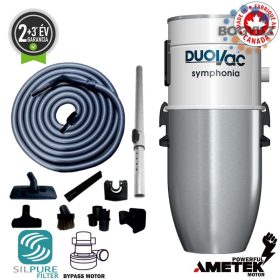   DUOVAC SYMPHONIA BYPASS SYM-150I 1690W KÖZPONTI PORSZÍVÓ + STANDARD TAKARÍTÓ KÉSZLET